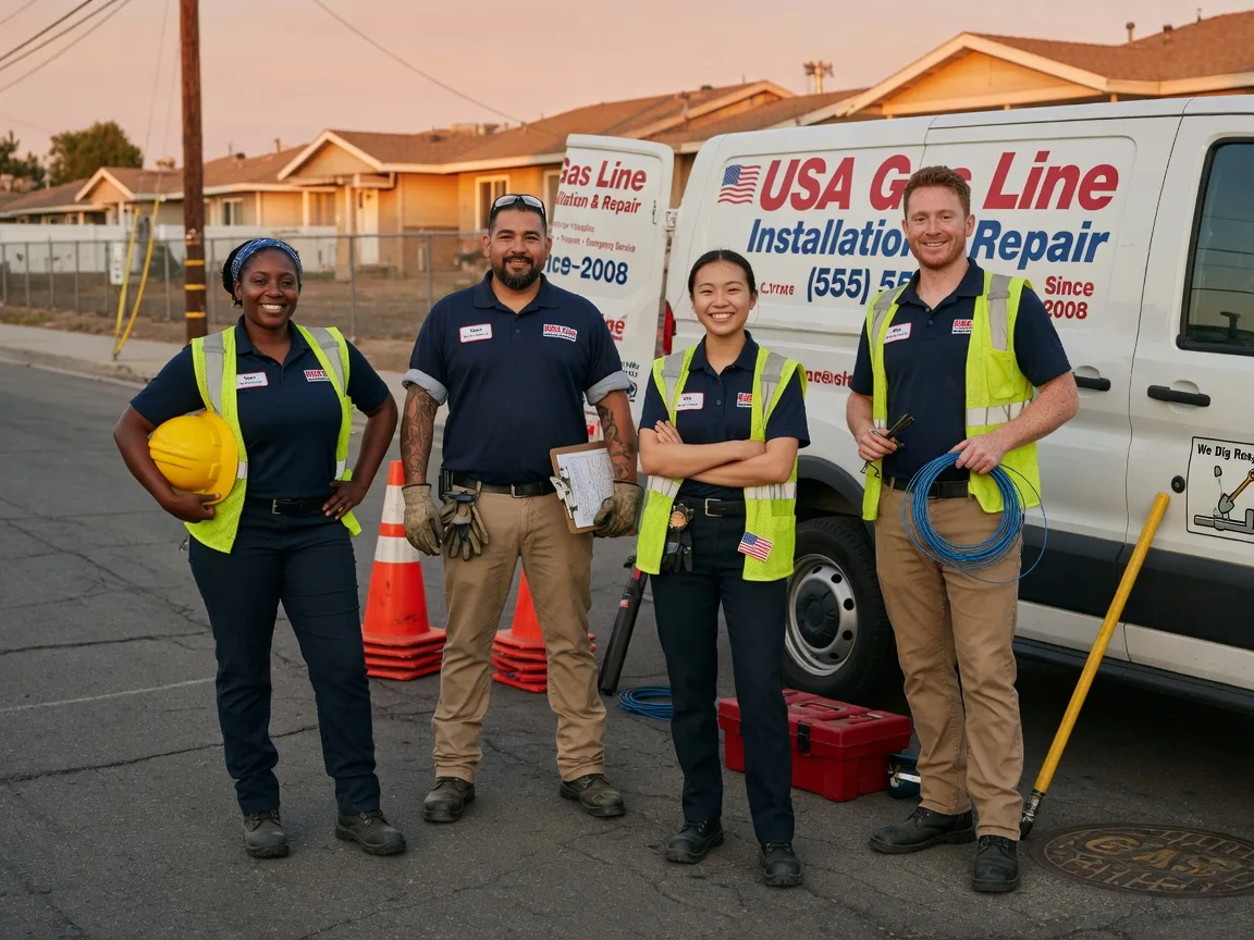 Gas Line Installation company in Rush Center, KS